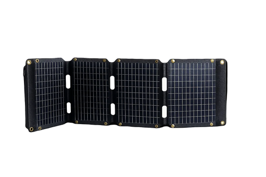 SMARAAD 30W Panel Solar Plegable Portátil Laminación Integrada ETFE Para Acampar Al Aire Libre